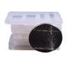 Molde de silicona epoxi de cristal para hacer pendientes de botón, molde de silicona para colgante de estrella ovalada