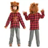 Disfraces de Caperucita Roja y el Lobo Feroz para Niños, Disfraces de Role-Playing de Cuentos de Hadas para Padres e Hijos, Disfraces para Actuaciones Dramáticas de Jardín de Infancia