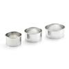 Molde para Massa de Pastel Assar Molde para Bolo Embossado Aço Inoxidável Tarteira de Ovo Molde para Cortar Biscoito Círculo de Mousse Redondo conjunto