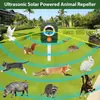 Repelente de Ratones Ultrasónico con Conversión de Frecuencia Solar de Venta Caliente Transfronteriza, Sonido de Alarma con Inducción Inteligente, Repelente de Pájaros para Huertos al Aire Libre