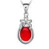 Elegante Jaspe Rojo trébol de cinco hojas incrustado jade Jaspe gota de agua colgante chapado en oro de 18K flor Calcedonia Roja natural colgante de collar