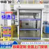 Fábrica de Portas de Enrolar Rápidas Transparentes Oficina de Purificação Porta de Enrolar Elétrica Sala de Garagem Janela Transparente Sensor Porta Rápida