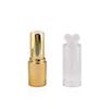 Tubo redondo dorado de labial material de envoltura transparente giratorio boca tubo de labial de cera tubo vacío diy tubo de embalaje venta directa de fábrica