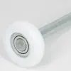 Acessórios para ferragens de porta de garagem rolamento de nylon de esferas roda de borracha universal acessórios para porta basculante roda guia de roda rolante