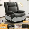 Sofá Multifuncional Elétrico Massageador Sala de Estar Espaço Pequeno Individual Sofá Cama Poltrona de Balanço Pessoa Preguiçosa Lazer Cadeira Giratória