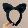 Faixa de cabeça super fofa para lavar o rosto, faixa de pelúcia, alargada e antiderrapante, para lavar o rosto, maquiagem, evitar cabelo molhado e lavagem do rosto para esportes