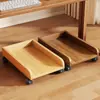 Soporte para Host de Computadora Debajo del Escritorio Disipación de Calor Estante de Almacenamiento Soporte Sala de Juegos Gabinete de Escritorio Estante de Almacenamiento Móvil