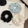 Novedoso Scrunchie Plegado de Lunares Suaves Estilo Coreano Alta Elasticidad Goma para Cola de Caballo 26 Primavera/Verano Pequeño Scrunchie Accesorio para el Cabello