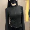 Jaqueta Feminina com Capuz de Seda de Gelo para Proteção Solar, Proteção UV, Fresca e Respirável, Corte Justo, Roupa para Proteção Solar ao Ar Livre para Yoga
