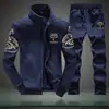 Traje transfronterizo 2023 para hombre, primavera y otoño, nuevo estilo coreano, sudadera, traje deportivo informal para hombre, manga larga, dos piezas, Amazon
