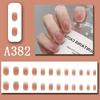 Parches de Manicura Portátiles, Parches de Uñas Postizas, Acabado Popular Rubor, Suministro Douyin, Uñas Francesas Cortas Europeas y Americanas