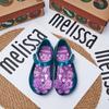 2023 Nuevos Zapatos Melissa para Niños Zapatos Peep Toe Melissa Mariposa Zapatos de Gelatina para Niñas Mariposa Hada