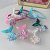 Lentejuelas Dibujos Animados Sirena Accesorios para el Cabello Estrella de Mar Concha Coreana Pinza para el Cabello para Niñas Tocado de Niña Horquilla Aro para el Cabello