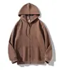 Sudadera publicitaria con capucha y logo personalizado, chaqueta de forro polar unisex para otoño e invierno, ropa de trabajo, top casual holgado, fábrica