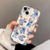Funda de Teléfono Completa Temática de Stitch Adecuada para iPhone 17, Apple 16 Pro, Cartoon 15 Pro Max, Cute 13, 14 Pro