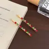 Horquilla para el pelo de diamante de colores dulce y lujosa con un diseño simple para flequillos laterales, pinza para el pelo de alta gama para mujer, accesorio para el pelo