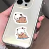 63 Piezas de Decoración de Oso Lindo de Dibujos Animados Pegatinas Impermeables Sin Repetir Teléfono Móvil Cuaderno Creativo DIY