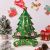 Balões de Natal Desenho Animado em Pé Decoração de Festa de Natal Balões de Filme de Alumínio Desenho Animado de Natal Suprimentos para Promoção Local Atacado