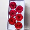 Flor Rosa Eterna, Presente de Flor Rosa, Material de Flor para Artesanato 1-6cm Grau B Balde de Abraço de Flor Eterna DIY, Flores Naturais Preservadas