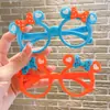 Montura de Gafas para Niños Niñas Lindo Sin Lentes Bebé Foto Dibujos Animados Juguete Montura de Gafas Moda Montura de Gafas Decorativa