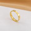 Anillo de escamas de pescado vietnamita con nueces para mujer popular en línea con el mismo diseño de nicho anillo de disco pequeño de sirena anillo liso