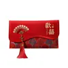 Sobres Rojos para Bodas, Paquetes Rojos de Tela para Bodas, Bolsas Grandes de Sobre Rojo para Regalos de Boda, Paquetes Rojos Festivos para Regalos en Efectivo