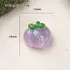 Accesorios de resina DIY de dibujos animados 12 tipos de frutas con purpurina para pasadores de pelo, fundas de teléfono, dijes para zapatos, llaveros, colgantes y accesorios