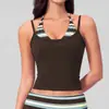 Chaleco deportivo falso de dos piezas para mujer, espalda bonita, corte ajustado, secado rápido, absorbente de sudor, ropa de entrenamiento para gimnasio, top sin mangas para correr yoga