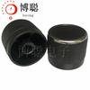 Ventas Directas de Fábrica Perilla de Plástico para Potenciómetro Bicolor Diámetro 21 Altura 25mm Rayas Rectas Negro Borde Brillante