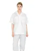 Direto da fábrica, uniformes de trabalho para indústria alimentícia em estoque, conjunto de mangas compridas, uniforme de serviço de alimentação estilo macacão dividido para oficina, disponível em várias cores, vestuário para sala limpa