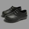 Pantuflas de Verano para Hombre Antideslizantes Resistentes al Desgaste Suela Suave Punta Cerrada, Zapatos de Trabajo Impermeables para Cocina, Sandalias para Hombre
