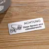 Stock Listo Venta al Mayoreo Letreros de Advertencia Autoadhesivos para Cámara Letreros de Amazon Letreros de Aluminio de Advertencia de Videovigilancia Letreros de Aviso