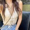 Celebridad de Internet ins Sexy Estilo Francés Dulce Encaje Ropa Exterior Chaleco Chica Caliente Estilo Coreano Espalda Hermosa Tubo Superior Ropa Interior