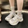 Zapatillas Deportivas de Malla Transpirables Casuales de Moda para Mujer 2025 Verano Nuevo Diseño Tenis con Cordones y Bloques de Color