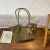 Bolso Tote Retro para Mujer 2026 Nueva Moda Textura de Moda Nicho para el Trabajo Cesta de Compras Tejida de Mano Bolso de Hombro