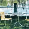 Ventas Directas de Fábrica Suministro de Sillas Mesas de Aluminio, Mesas de Vidrio, Mesas y Sillas de Parque, Juegos de Mesa y Sillas, Exteriores Varios