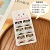 6 piezas Mini tamaño pequeño Pinza de Agarre Simple para Mujer Artefacto para Cabello Suelto Clip para Auriculares Clip para el Flequillo de Niña