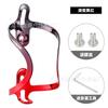 Portaequipajes para bicicleta, de aleación de aluminio, con degradado colorido, de una sola pieza.