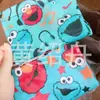 Bolsa de compras plegable Spot 210D bolsa tipo chaleco de dibujos animados portátil grande