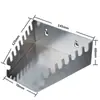 Gancho de agujero cuadrado gancho recto simple gancho curvo simple gancho recto doble gancho curvo doble gancho para herramientas gancho de placa de metal con agujeros resistente