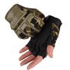 Luvas Táticas Meio Dedo para Fã Militar Masculina para Exterior Antiderrapante Resistente ao Desgaste Treinamento Forças Especiais Esportes Ciclismo Montanhismo Respirável