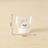 Paisaje miniatura animal creativo con mano levantada clip para mensajes accesorios decorativos DIY adornos mini de escritorio para coche