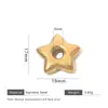 Acero Inoxidable Agujero Grande Joyería Pequeña Galvanoplastia Artesanía Amor Colgante Pequeño Pulsera DIY Hecha a Mano Accesorios para Collar Cuentas de Separación