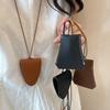 Colgante de cuello magnético para llaves, cordón para gafas, collar largo, multifuncional para mujer, viaje, clip para gafas de sol, accesorios de cuero