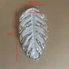 Accesorios Decorativos para Lámparas de Cristal Piezas de Vidrio para Lámparas Piezas Decorativas de Vidrio con Forma de Hoja Piezas de Repuesto de Vidrio Transparente Esmerilado
