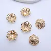 Soporte de Flor de Pétalo Chapado en Cobre que Conserva el Color Pasador Material para Manualidades Paso Agitador Hecho a Mano Casero Accesorios de Borla Accesorios Antiguos