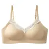 Sujetador Invisible de Encaje Natural con Soporte Push-up, Cómodo, Soporte Suave, para Mujeres Jóvenes y Estudiantes Universitarias, Sujetador Realzador de Espalda