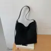Bolso Retro Casual para el Trabajo de Gran Capacidad para Mujer Bolso Tote Nuevo Bolso de Hombro Simple de Moda Debajo del Brazo