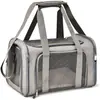 Suprimentos para Animais de Estimação Mochila Portátil Leve para Passeio Grande Capacidade Gato e Cachorro Respirável Expansível Dobrável Bolsa para Gato