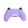 Adequado para capa de silicone do controle Sony PS5, capa protetora para controle de jogo PS5, concha protetora com orelhas de gato com tampas para joystick